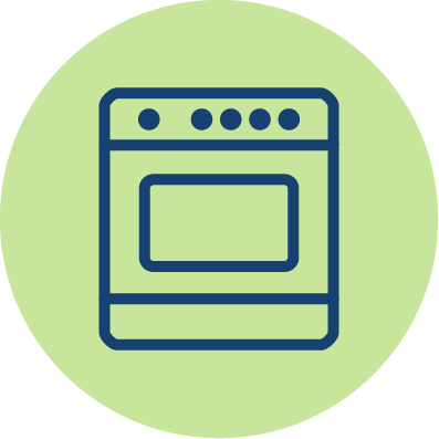 icon for induction cooktop